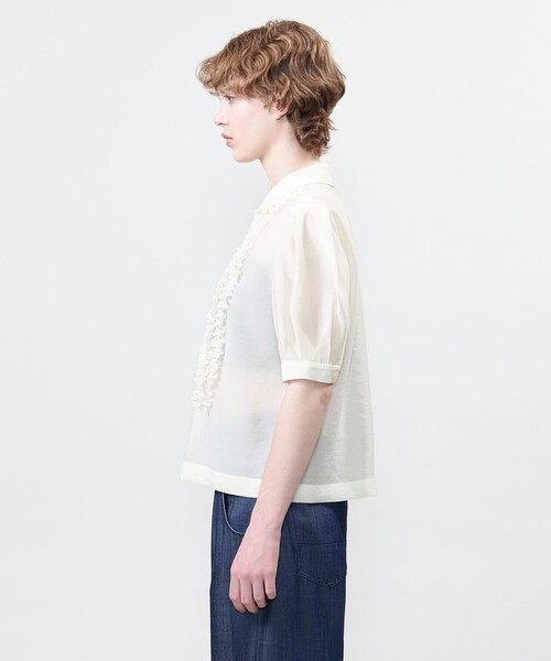 ブラウス シャツ 「ASTRAET」フリル パフスリーブブラウス レディース ASTRAET＞フリル パフスリーブブラウス（シャツ/ブラウス