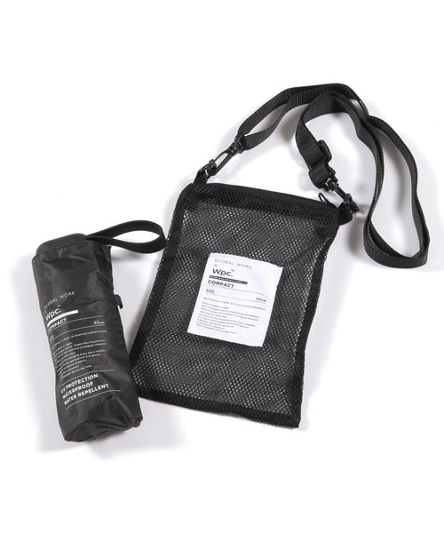 GLOBAL WORK(グローバルワーク)の「サコッシュ付きUV日傘/414123(折りたたみ傘・メンズ・グレー/ホワイト×グレー/シルバー/アイボリー/ブラック・FREE)」の8枚目の写真