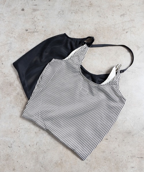 SPRUCE(スプルース)の「EM:A4 メッシュ 5WAY|シャブラ5WAYトート(ショルダーバッグ・レディース・ブラック/ブルー/イエロー/オレンジ・FREE)」の1枚目の写真