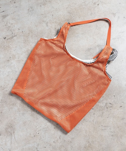 SPRUCE(スプルース)の「EM:A4 メッシュ 5WAY|シャブラ5WAYトート(ショルダーバッグ・レディース・ブラック/ブルー/イエロー/オレンジ・FREE)」の22枚目の写真