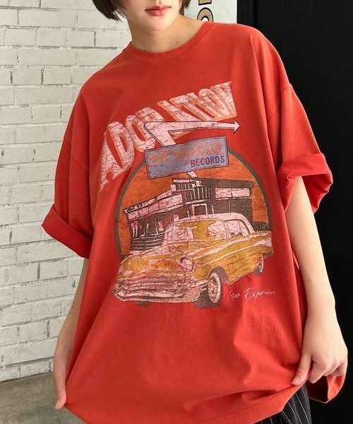 セール】《UNISEX》レトロアメリカンルーズTシャツ【WEB限定