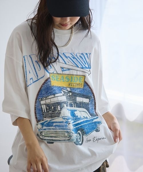 ティーズ ページ40 セール】《UNISEX》レトロアメリカンルーズTシャツ【WEB限定