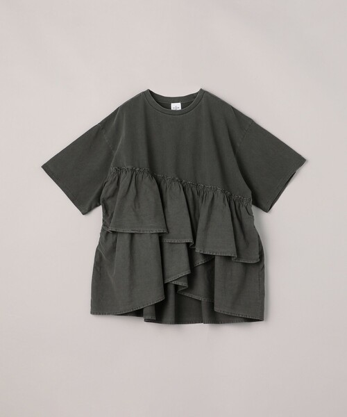 coen(コーエン)の「ピグメントフリルドッキングT(Tシャツ/カットソー・レディース・オレンジ/ダークグレー/ナチュラル/オフホワイト・M/L)」の22枚目の写真