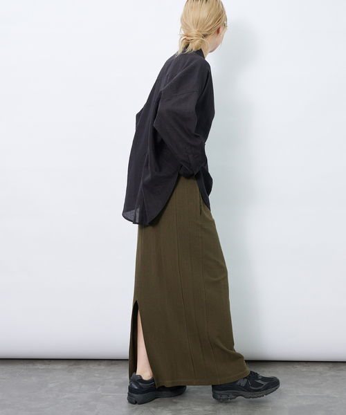 直営 SPORTMAXラインストーン スキューバジャージースカートNOME SPORTMAX NOME ラインストーン スキューバ ジャージー スカート