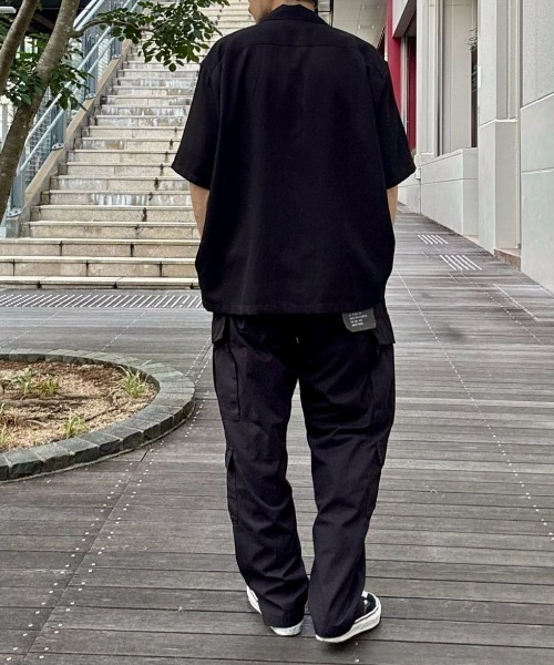 BACK NUMBER(バックナンバー)の「【BACK NUMBER】アムンゼン無地半袖シャツ(シャツ/ブラウス・メンズ・ベージュ/ブラック/サックスブルー/オリーブ・L/XL/M)」の16枚目の写真