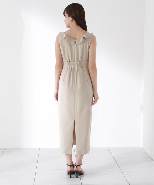 PROPORTION BODY DRESSING（プロポーションボディドレッシング）の「ラッフルナローワンピース / 1215240605（ワンピース・レディース・ブラウン/ベージュ・SMALL/MEDIUM/P/S）」の14枚目の写真