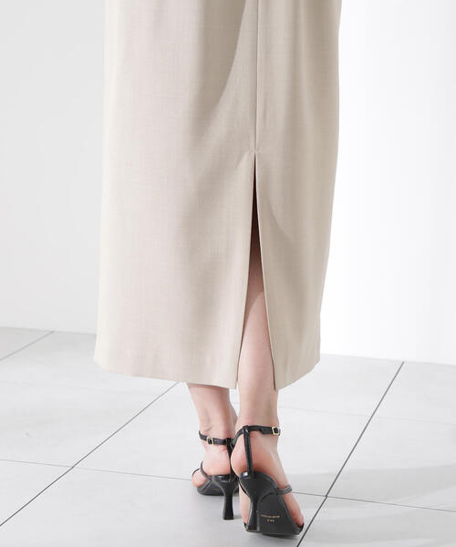 PROPORTION BODY DRESSING（プロポーションボディドレッシング）の「ラッフルナローワンピース / 1215240605（ワンピース・レディース・ブラウン/ベージュ・SMALL/MEDIUM/P/S）」の13枚目の写真