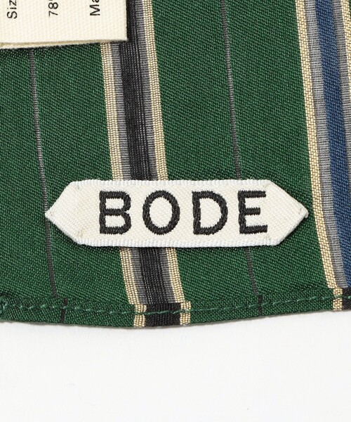 TOMORROWLAND （トゥモローランド）の「BODE ALUMINI STRIPE スカーフ（バンダナ/スカーフ・レディース・ダークグリーン・FREE）」の4枚目の写真