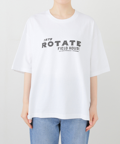 JOURNAL STANDARD LUXE(ジャーナルスタンダード ラックス)の「プリントT (ROTATE)(Tシャツ/カットソー・レディース・ホワイト/チャコールグレー/ライトイエロー・FREE)」の18枚目の写真