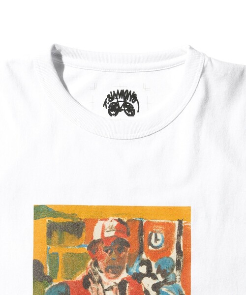 BEAMS T(ビームスティー)の「Taylor Simmons / T-SHIRT①(Tシャツ/カットソー・メンズ・ホワイト・S/M/L/XL)」の3枚目の写真