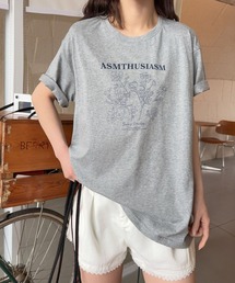 【綿100%使用】フロントプリントTシャツ カットソー
