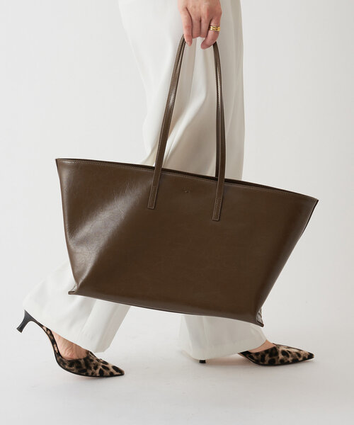 LIVETART（リヴェタート）の「レザートートバッグ（トートバッグ・レディース・ブラック/カーキ・FREE）」の10枚目の写真