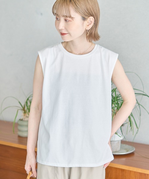 AMERICAN HOLIC(アメリカンホリック)の「【WEB限定】3WAYケープセットプルオーバー(Tシャツ/カットソー・レディース・アイボリー/グレイッシュベージュ・FREE)」の11枚目の写真