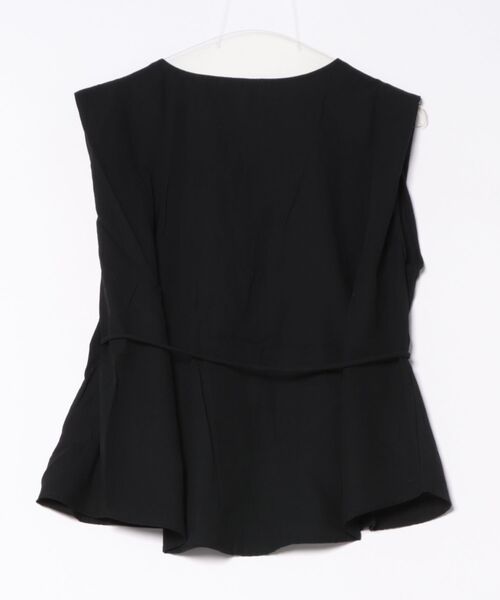 ANAP（アナップ）の「ノースリーブ Vネック ブラウス（シャツ/ブラウス・レディース・ホワイト/ブラック/ミント・FREE）」の5枚目の写真