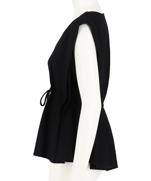 ANAP（アナップ）の「ノースリーブ Vネック ブラウス（シャツ/ブラウス・レディース・ホワイト/ブラック/ミント・FREE）」の17枚目の写真