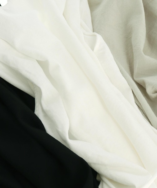 ANAP（アナップ）の「ノースリーブ Vネック ブラウス（シャツ/ブラウス・レディース・ホワイト/ブラック/ミント・FREE）」の9枚目の写真