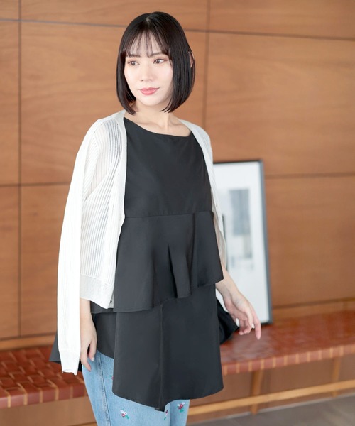 Ruwan yu(ルワンユー)の「裾フレアノースリプルオーバー【大きいサイズ対応】(その他トップス・レディース・ブラック・L/LL/3L/4L)」の22枚目の写真