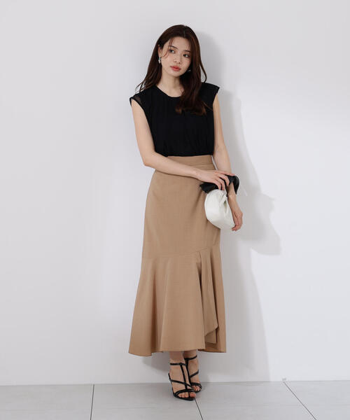 PROPORTION BODY DRESSING(プロポーションボディドレッシング)の「タック入りチュールトップス / 1215260607(Tシャツ/カットソー・レディース・ブラック/グレー/ホワイト系その他・FREE)」の19枚目の写真