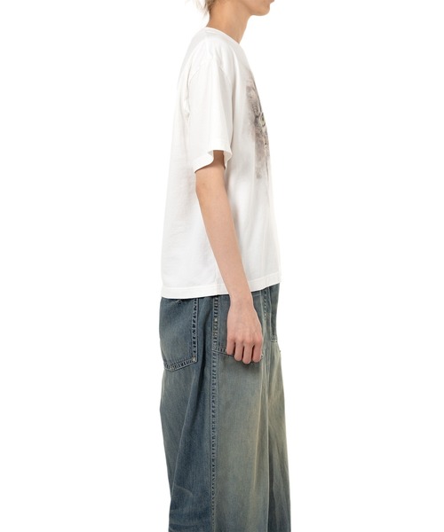 Maison MIHARA YASUHIRO（メゾンミハラヤスヒロ）の「Cat Printed T-shirt（Tシャツ/カットソー・レディース・ブラック/ブラウン/ホワイト・38/36/40）」の8枚目の写真