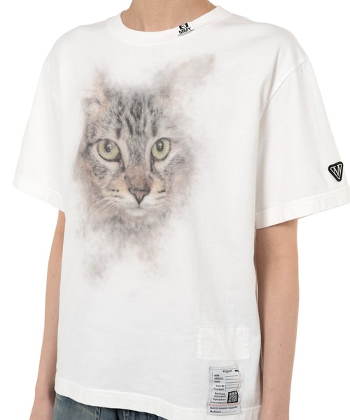 Maison MIHARA YASUHIRO（メゾンミハラヤスヒロ）の「Cat Printed T-shirt（Tシャツ/カットソー・レディース・ブラック/ブラウン/ホワイト・38/36/40）」の9枚目の写真