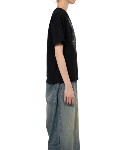 Maison MIHARA YASUHIRO（メゾンミハラヤスヒロ）の「Cat Printed T-shirt（Tシャツ/カットソー・レディース・ブラック/ブラウン/ホワイト・38/36/40）」の14枚目の写真