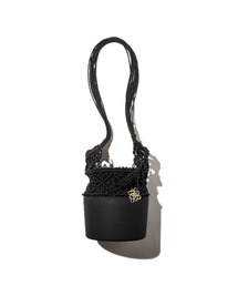 nana-nana KNOT SILICONE KNITTING BUCKET SHOULDER BAG（ナナナナ ノット  シリコンニット バケットショルダーバッグ）
