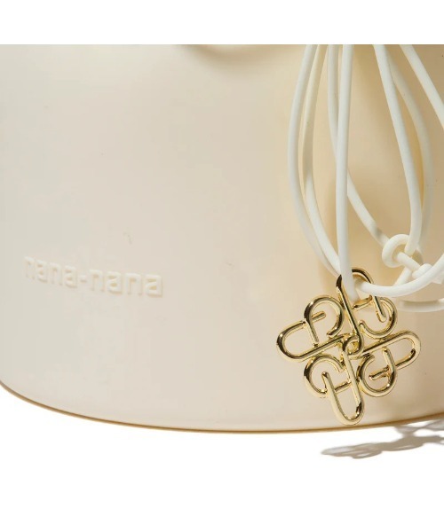 ショルダーバッグ nana-nana SILICONE KNITTING SHOULDER BAG nana-nana KNOT SILICONE KNITTING BUCKET SHOULDER BAG（ナナナナ