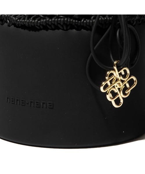 ショルダーバッグ nana-nana SILICONE KNITTING SHOULDER BAG KNOT SILICONE KNITTING MIDII SHOULDER BAG – nana-nana