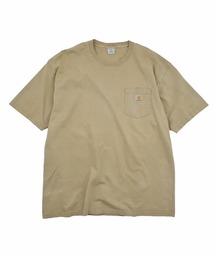 Carhartt ベージュ 無地 Tシャツ Carhartt Tシャツ ワンポイント ロゴ ポケT – WEGO ONLINE STORE