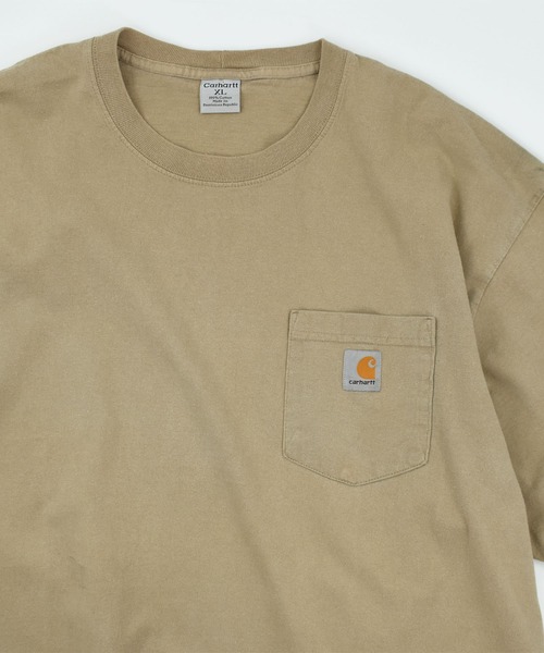 LABORATORY R(ラボラトリーアール)の「【USED】Carhartt ポケット付き Tシャツ(Tシャツ/カットソー・メンズ・ベージュ・X-LARGE)」の9枚目の写真
