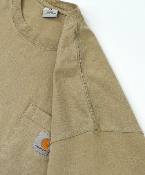 LABORATORY R(ラボラトリーアール)の「【USED】Carhartt ポケット付き Tシャツ(Tシャツ/カットソー・メンズ・ベージュ・X-LARGE)」の4枚目の写真