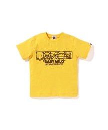 ⭐限定コラボ　A BATHING APE × M&M’S 　Tシャツカットソー黄 A BATHING APE Tシャツ 美品 001TEJ731928C Yellow Bucks THE