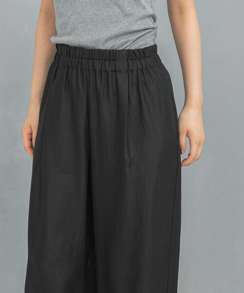 URBAN RESEARCH ROSSO WOMEN（アーバンリサーチ　ロッソ）の「ブライトツイルイージーパンツ（その他パンツ・レディース・ピンク/ブラック・FREE）」の4枚目の写真