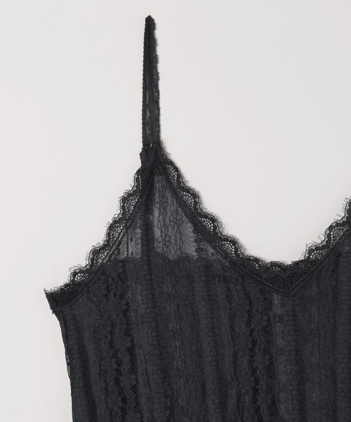 JEANASIS(ジーナシス)の「トリコットレースキャミソール/574731(その他トップス・レディース・ホワイト/ブラック/オレンジ系その他・FREE)」の12枚目の写真