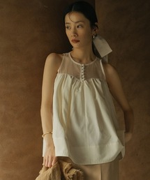 スカーフドレープブラウス（シャツ/ブラウス）｜anuans（ア