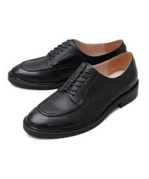 glabella Split Leather U-tip Shoes