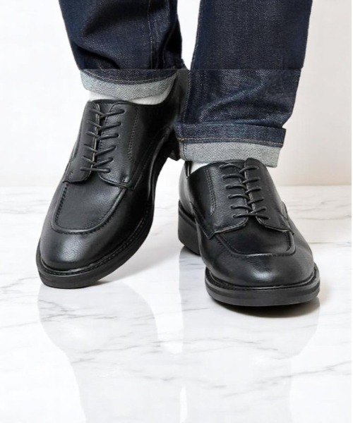 BACKYARD FAMILY(バックヤードファミリー)の「glabella Split Leather U-tip Shoes(ローファー・メンズ・ブラック・26cm/27cm)」の13枚目の写真