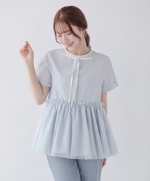 【美品】Fitmore フリルフード　ネイビー 公式】20代・30代・40代の女性におすすめな大人レディース