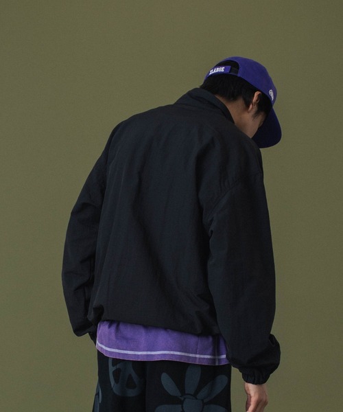 XLARGE（エクストララージ）の「TRACK NYLON JACKET（ナイロンジャケット・メンズ・ブラック/ネイビー/オリーブ・S/M/L/XL）」の6枚目の写真