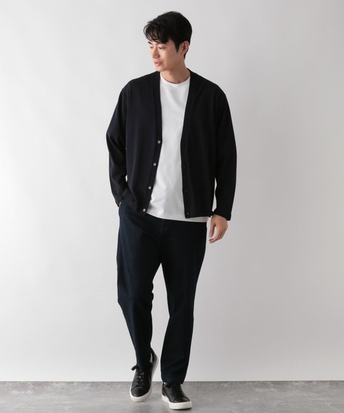 GLOBAL WORK（グローバルワーク）の「洗えるサラサラサマーカーデ/525967（カーディガン/ボレロ・メンズ・ブラウン/グレイッシュベージュ/ネイビー・XL/L/M/S）」の12枚目の写真