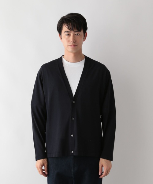 GLOBAL WORK（グローバルワーク）の「洗えるサラサラサマーカーデ/525967（カーディガン/ボレロ・メンズ・ブラウン/グレイッシュベージュ/ネイビー・XL/L/M/S）」の16枚目の写真