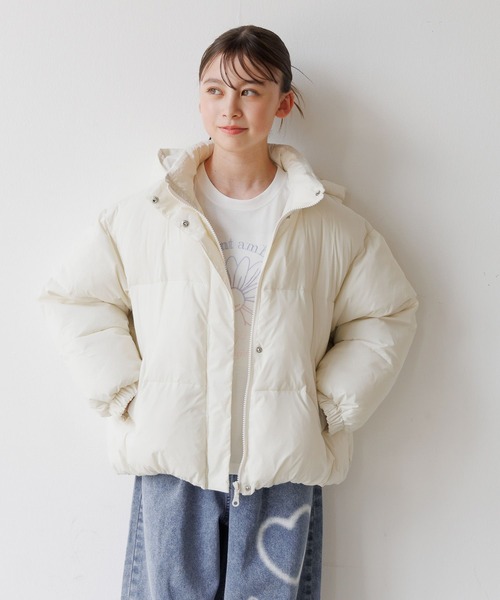 グローバルワーク　ダウンジャケット　アイボリー　美品 GLOBAL WORK（グローバルワーク） ダウンジャケット MEDIUM ブラック