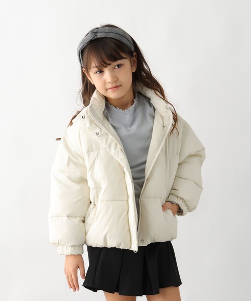 GLOBAL WORK(グローバルワーク)の「ライトウォーム2WAYパファー/495929(ダウンジャケット/コート・キッズ・ブラック/サックスブルー/アイボリー・130cm/140cm/150cm/160cm)」の12枚目の写真