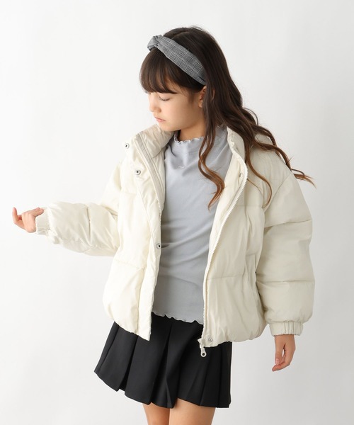 GLOBAL WORK(グローバルワーク)の「ライトウォーム2WAYパファー/495929(ダウンジャケット/コート・キッズ・ブラック/サックスブルー/アイボリー・130cm/140cm/150cm/160cm)」の13枚目の写真