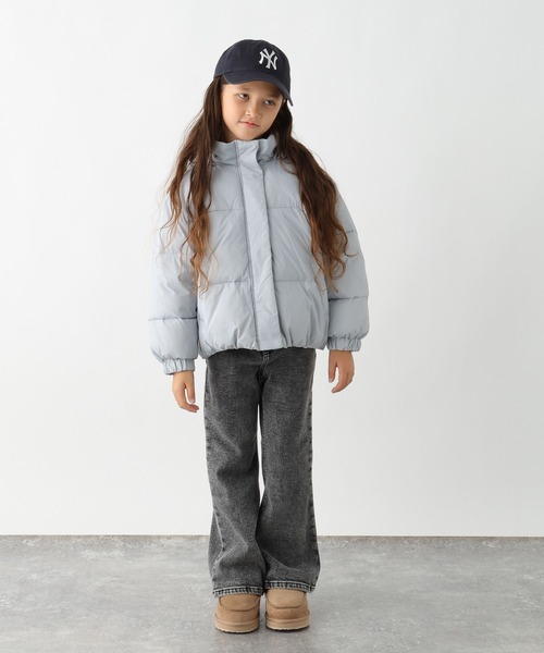 GLOBAL WORK(グローバルワーク)の「ライトウォーム2WAYパファー/495929(ダウンジャケット/コート・キッズ・ブラック/サックスブルー/アイボリー・130cm/140cm/150cm/160cm)」の16枚目の写真