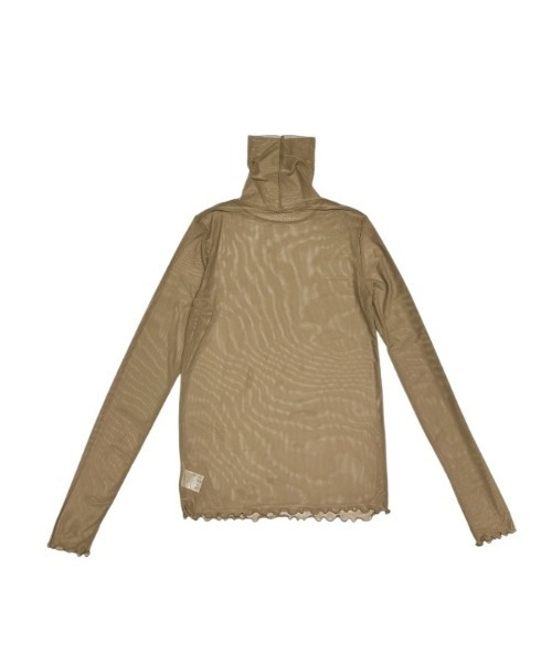 HONEY MI HONEY(ハニーミーハニー)の「sheer mesh tops(Tシャツ/カットソー・レディース・グレー/ピンク/ブラウン・FREE)」の4枚目の写真