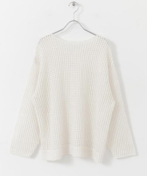 URBAN RESEARCH ROSSO WOMEN（アーバンリサーチ　ロッソ）の「スパンコールシアーニット（ニット/セーター・レディース・オフホワイト/ブルー系その他・FREE）」の16枚目の写真