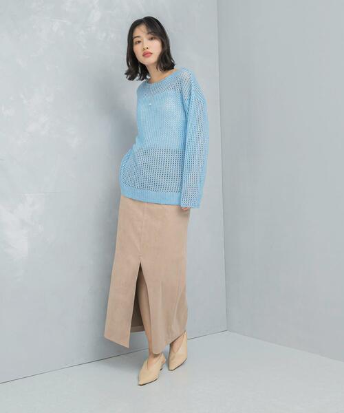 URBAN RESEARCH ROSSO WOMEN（アーバンリサーチ　ロッソ）の「スパンコールシアーニット（ニット/セーター・レディース・オフホワイト/ブルー系その他・FREE）」の21枚目の写真