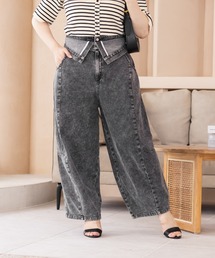 CLETTE（クレット）の「ダブルウエストデニムパンツ（デニムパンツ）」