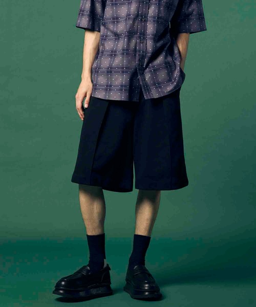 MAISON SPECIAL（メゾンスペシャル）の「《UNISEX》Prime-Wide Sweat Shorts/プライムワイドスウェットショーツ【MAISON SPECIAL/メゾンスペシャル】（スウェットパンツ・メンズ・ブラック/グレー/オフホワイト/ミント・1/2/0）」の15枚目の写真